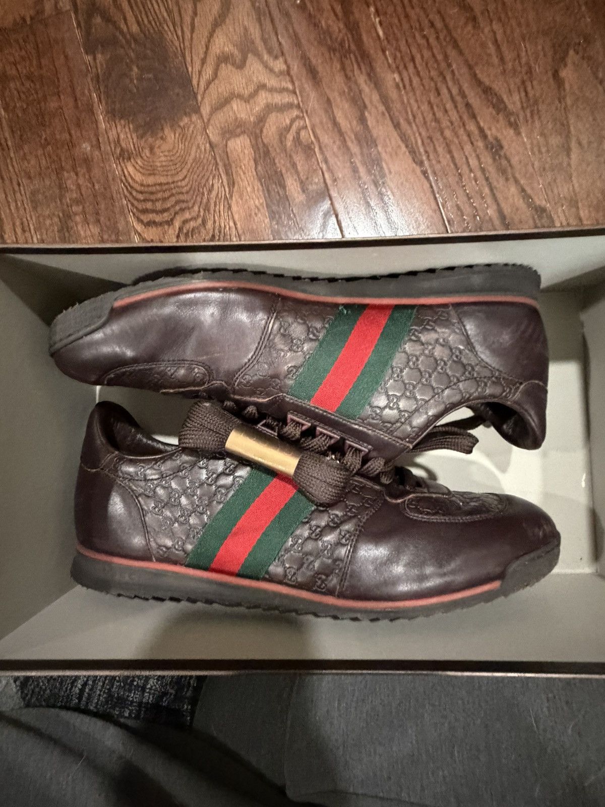 Gucci Gucci Brown Casual Shoes Size US 10.5 / EU 43-44 - 3 Thumbnail