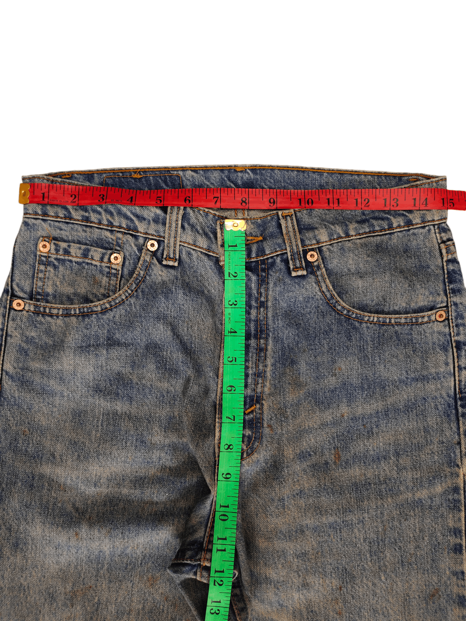 Levi's Vintage Levis 501 Clawmark Distress Faded Rusty Denim Jeans Size US 30 / EU 46 - 8 Thumbnail
