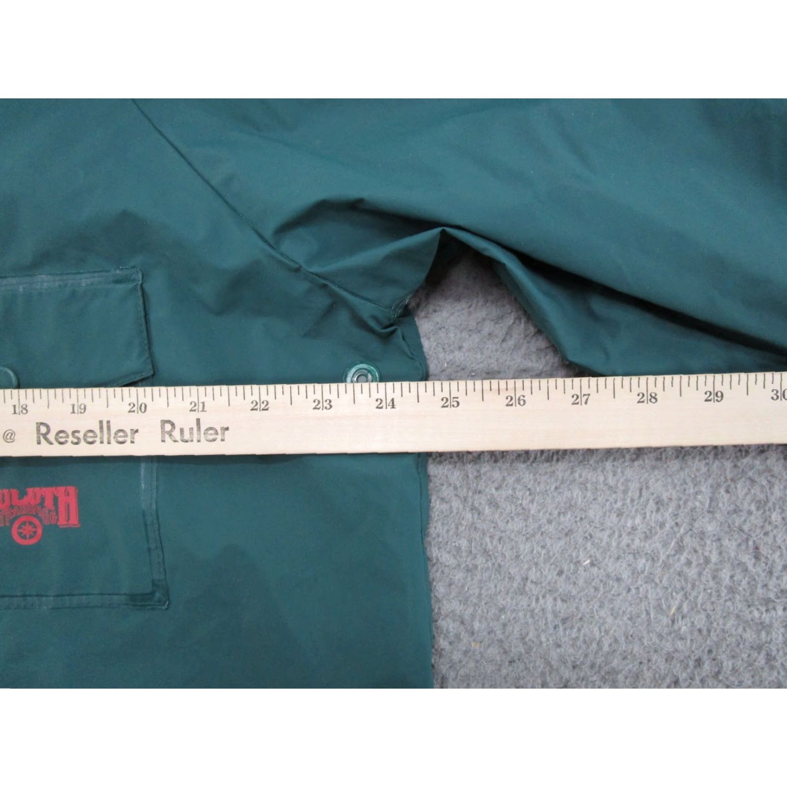 CO Duluth Green Zip Up Rain Jacket Pockets Mens M Outdoors Rain Coat All Seasons Lined Polyester Nylon Jacket Branded Outdoor Mens M Green"} Size US M / EU 48-50 / 2 - 5 Thumbnail