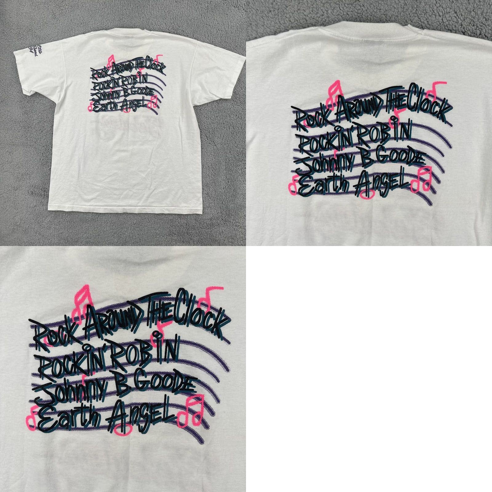 Fruit Of The Loom VINTAGE Fruit of the Loom Best Mens XL Single Stitch White Graphic Print Car T Shirt Size US XL / EU 56 / 4 - 11 Thumbnail