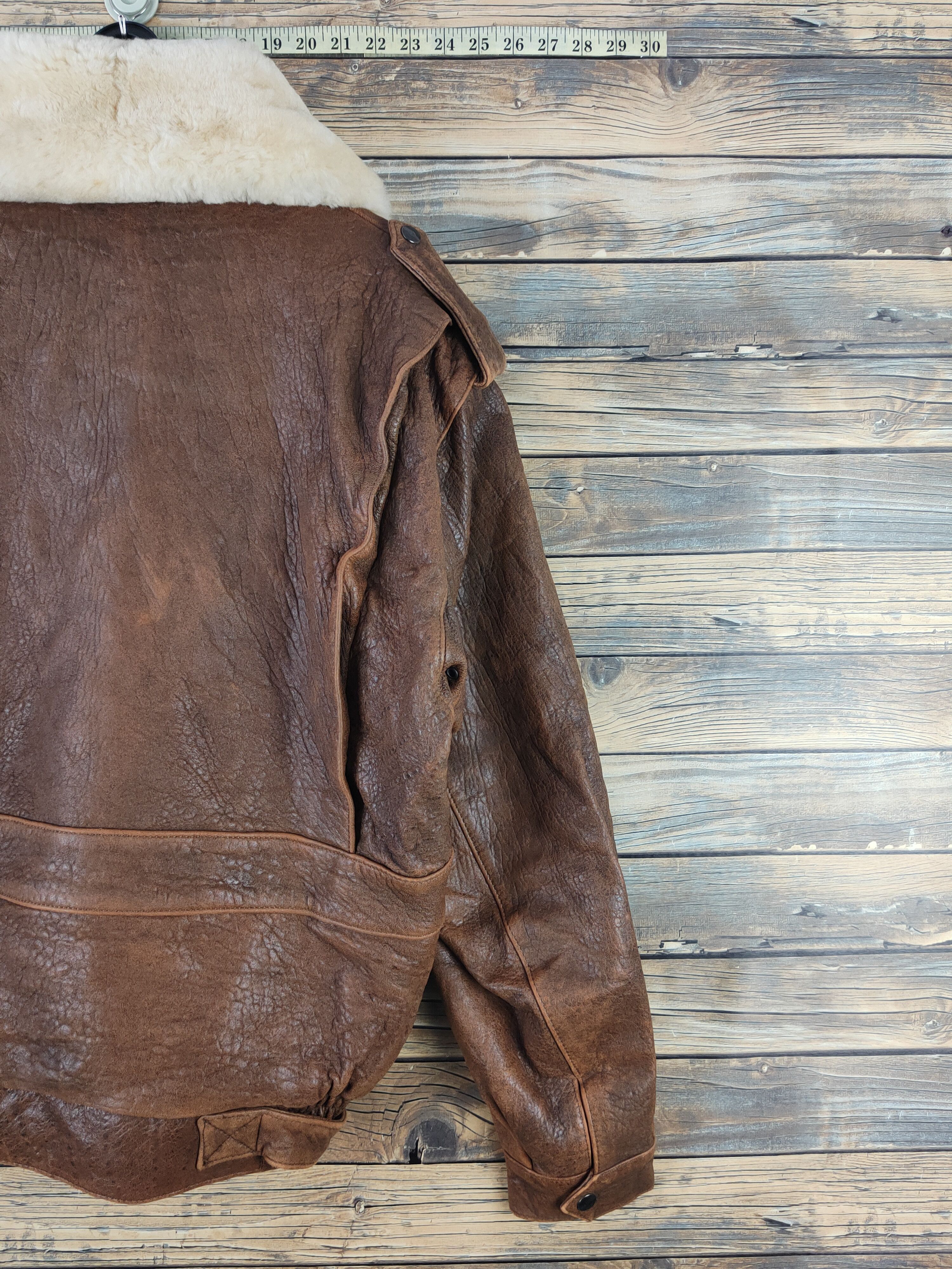 Vintage DL Bravery Chieftain Brown vintage Leather Jackets #W2260 Size US L / EU 52-54 / 3 - 10 Thumbnail