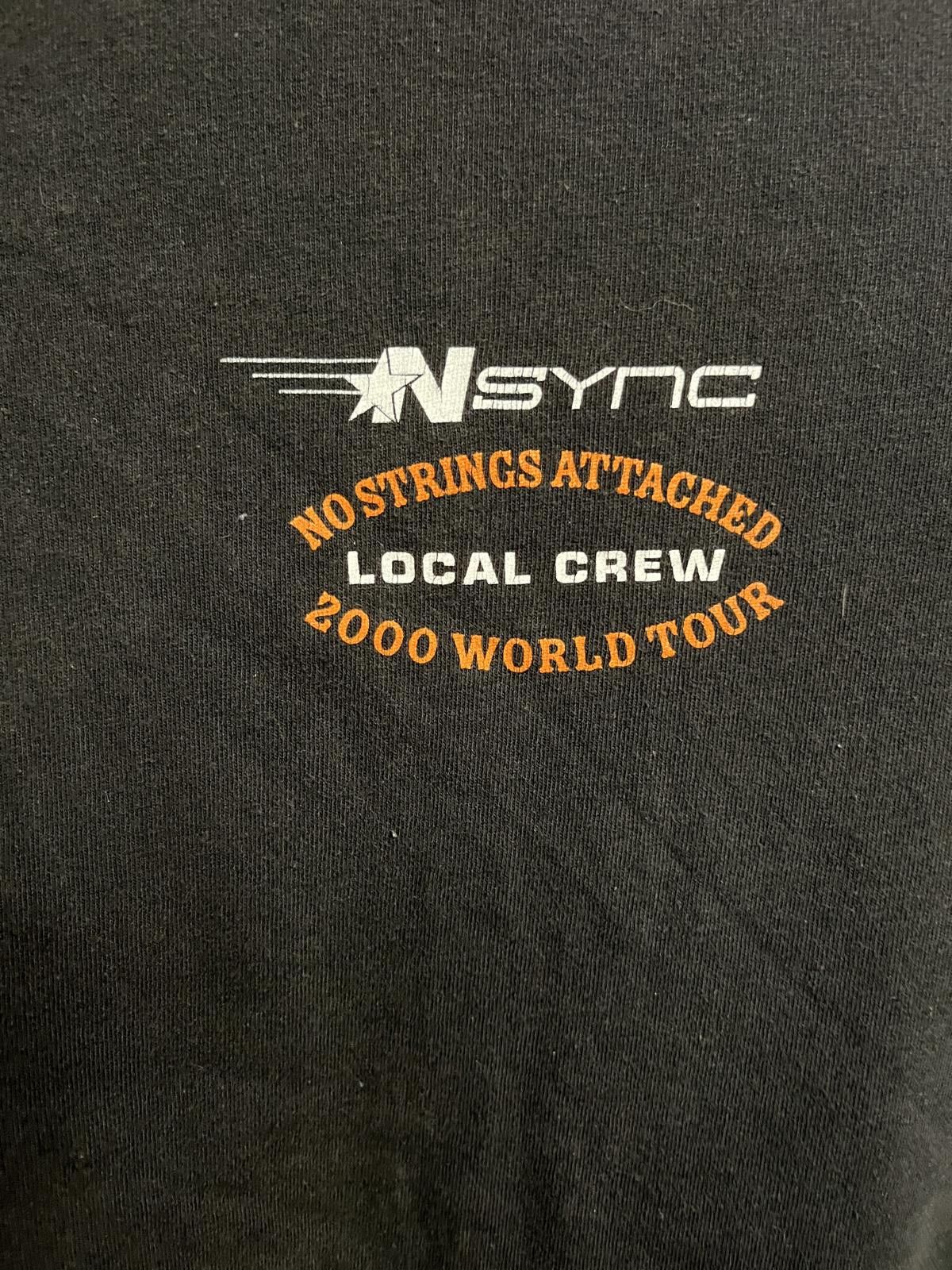 Designer Vtg Nsync No Strings Attached T-shirt 2000 World Tour Crew Size US XL / EU 56 / 4 - 3 Thumbnail