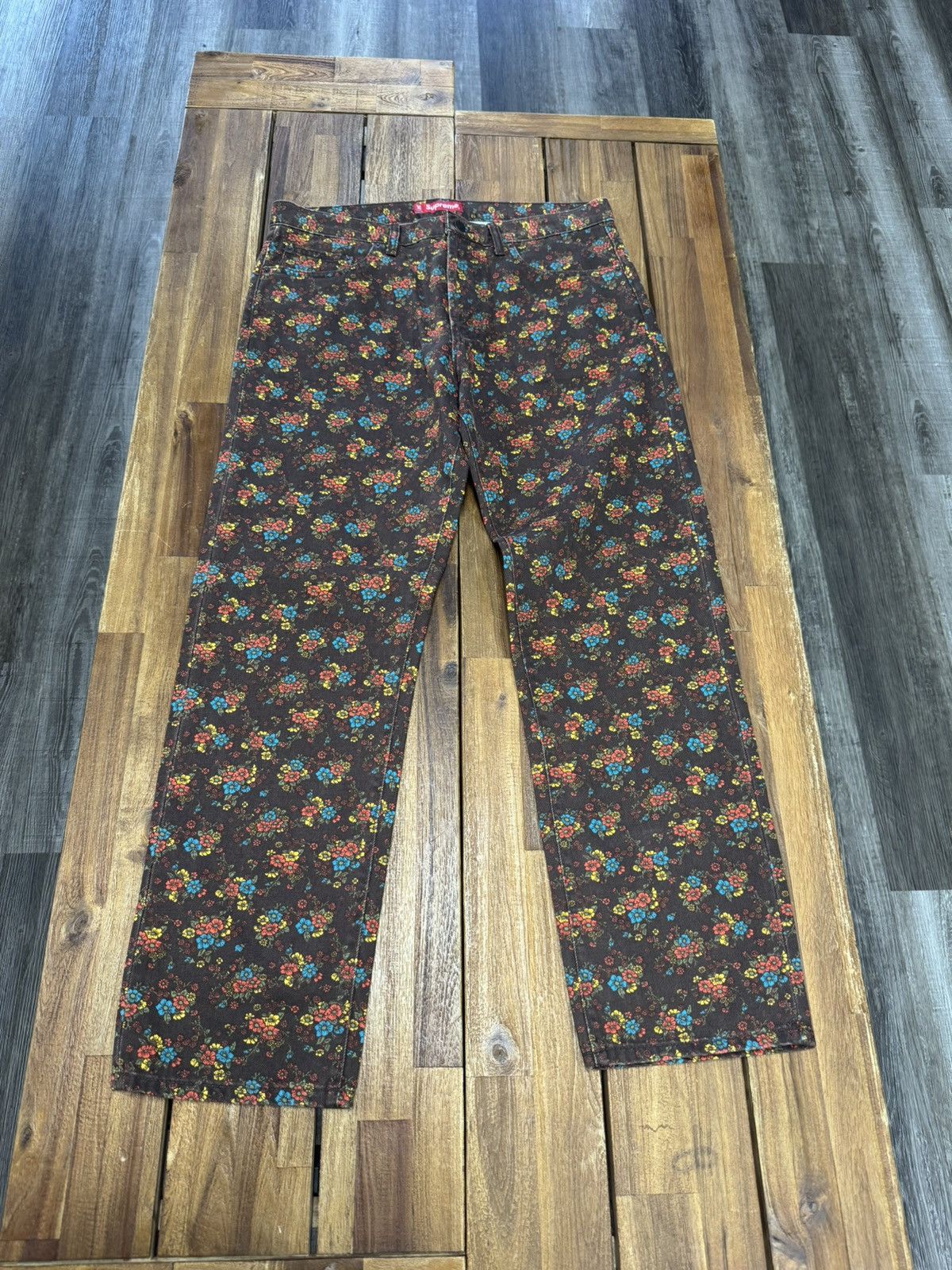 Supreme Supreme brown jeans Size US 34 / EU 50 - 1 Thumbnail