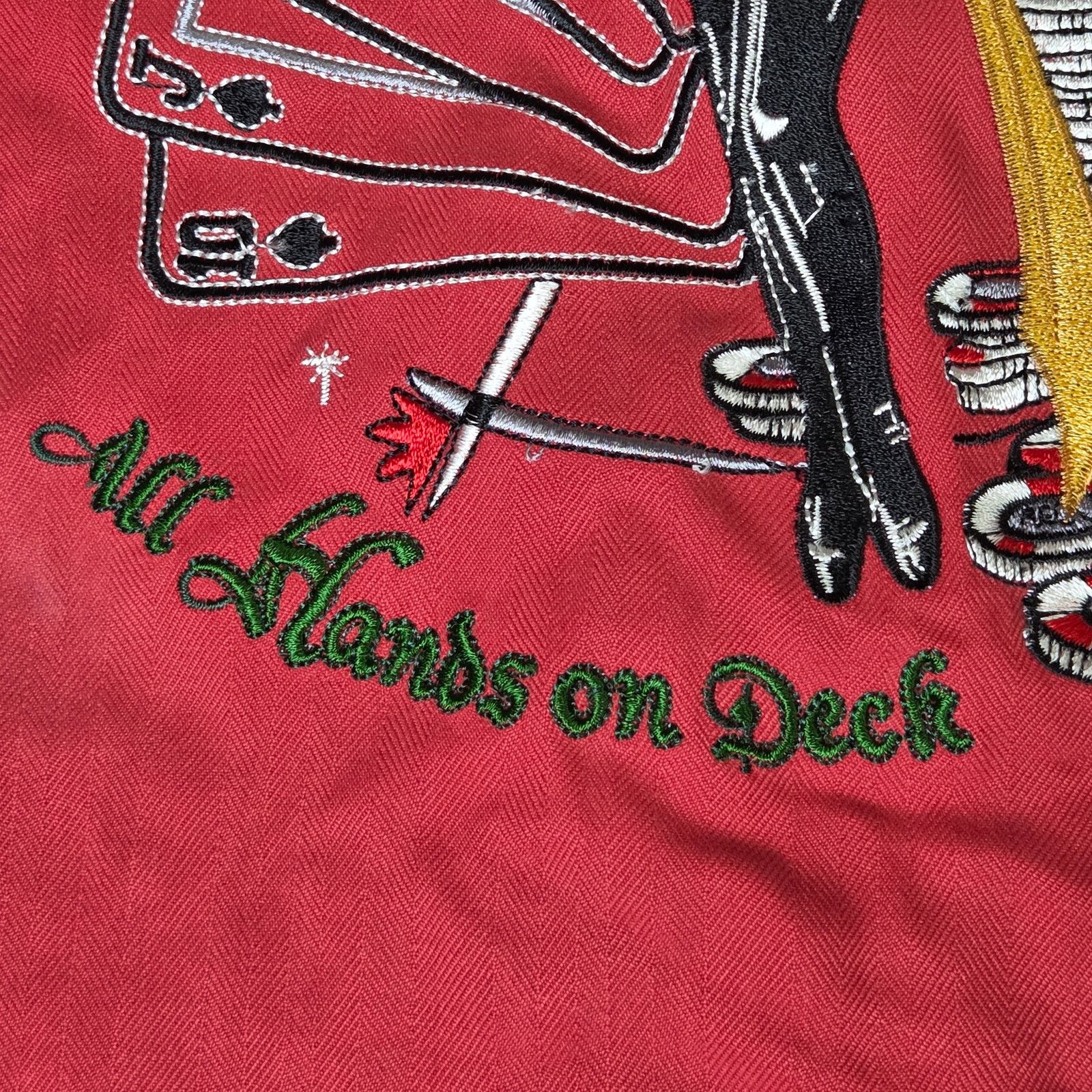 Tommy Bahama Tommy Bahama Poker Pirate Silk Shirt Size L Size US L / EU 52-54 / 3 - 8 Thumbnail
