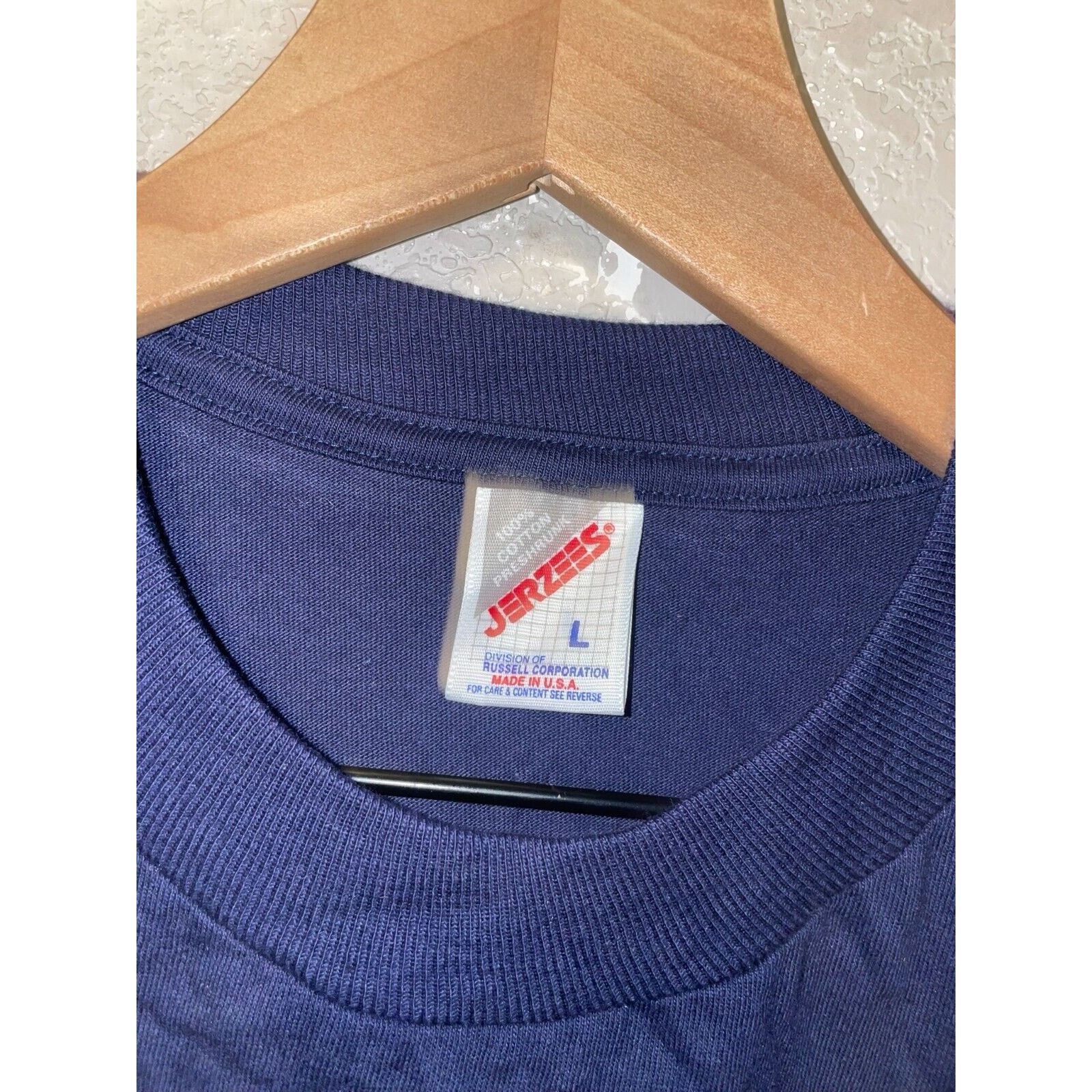 Jerzees Vintage Great Smokies Shirt Mountain Blue Tee VTG 90s Large Size US L / EU 52-54 / 3 - 7 Thumbnail