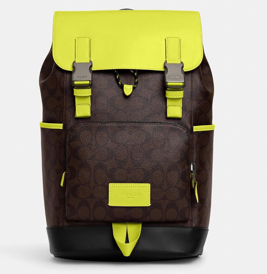 Coach Track Backpack In Colorblock Signature Canvas CL417 | Grailed