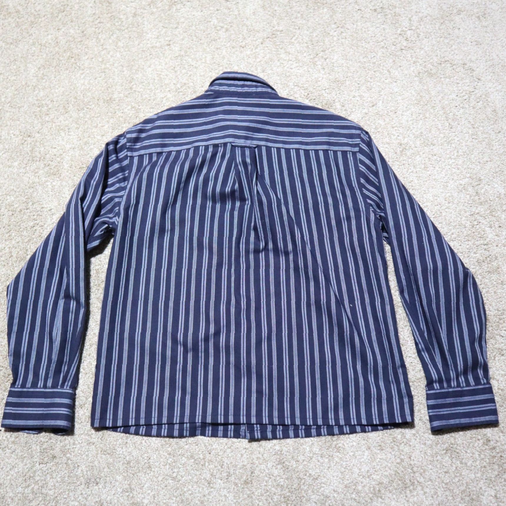 Vintage St. John's Bay Shirt Button-Down Long Sleeve Blue Size S Men’s Regular Cotton Blend Plaid Shirt Shirt Vintage No N/A Size US S / EU 44-46 / 1 - 7 Thumbnail