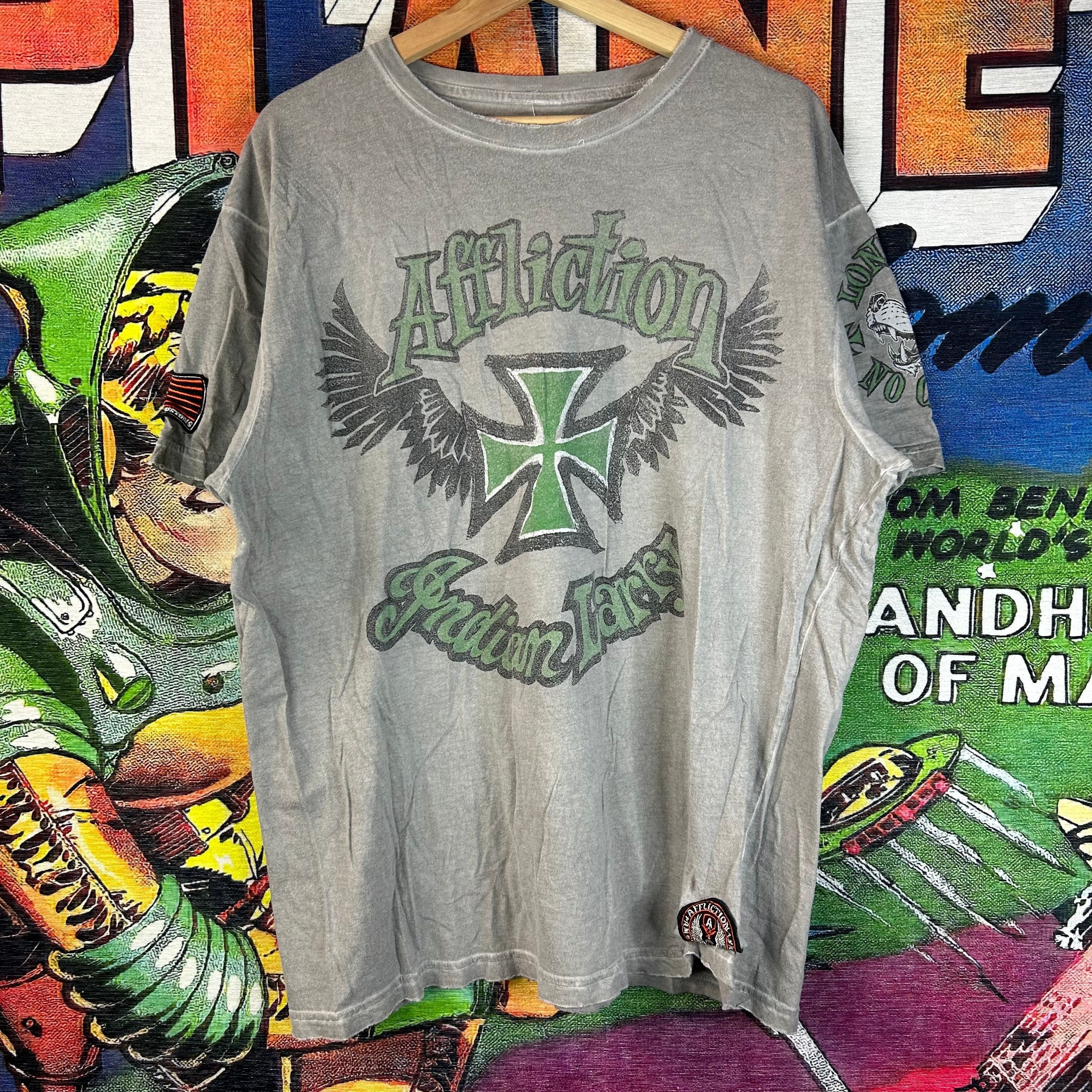 Affliction Y2K Affliction Iron Cross Tee Size XL Size US XL / EU 56 / 4 - 1 Thumbnail