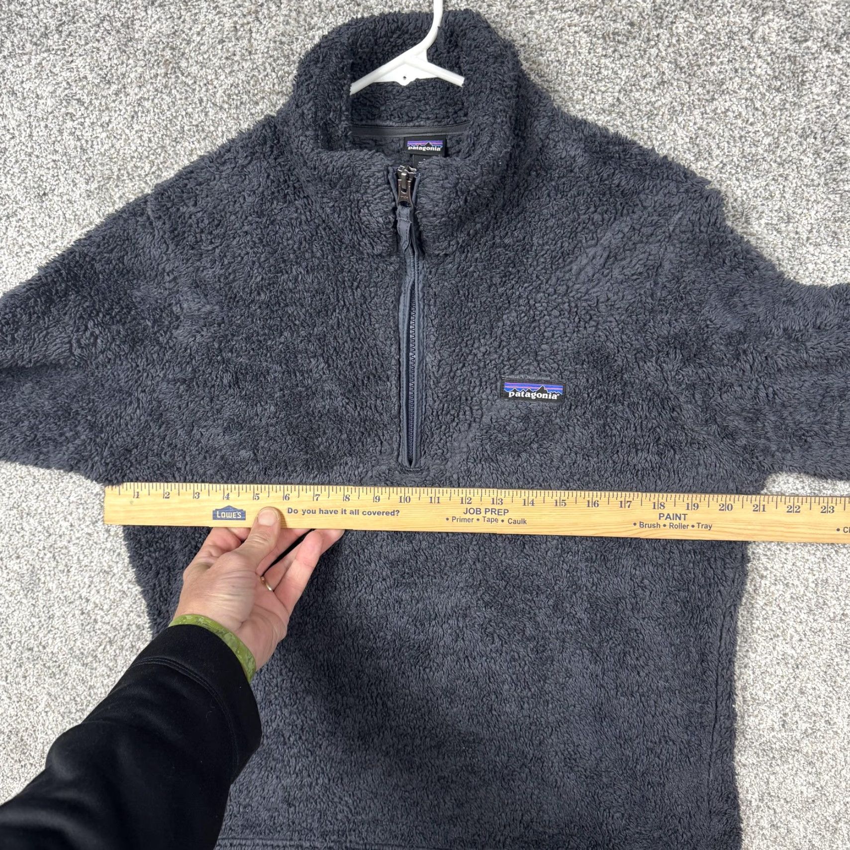 Patagonia Patagonia Women's Jacket L Blue Fleece 1/4 Zip Pullover Cozy Warm Los Gatos Size L / US 10 / IT 46 - 6 Thumbnail