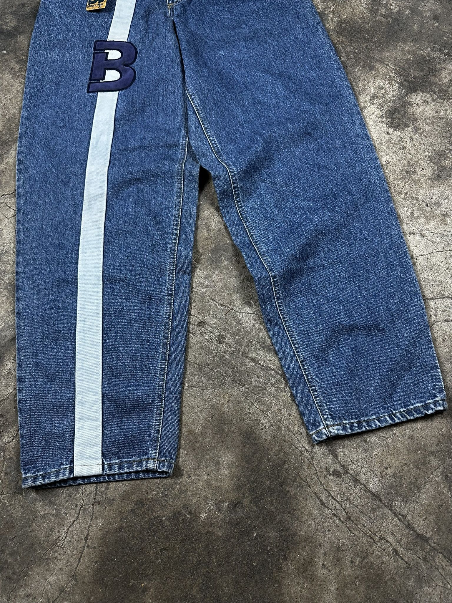 JNCO 90s Joe Bloggs Oversized Baggy Hiphop Rap Jeans Pants Size US 30 / EU 46 - 2 Thumbnail