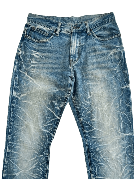 Vintage Vintage SUNLUCAS Jean's Flash Light Style Japanese Brand Size US 30 / EU 46 - 3 Thumbnail