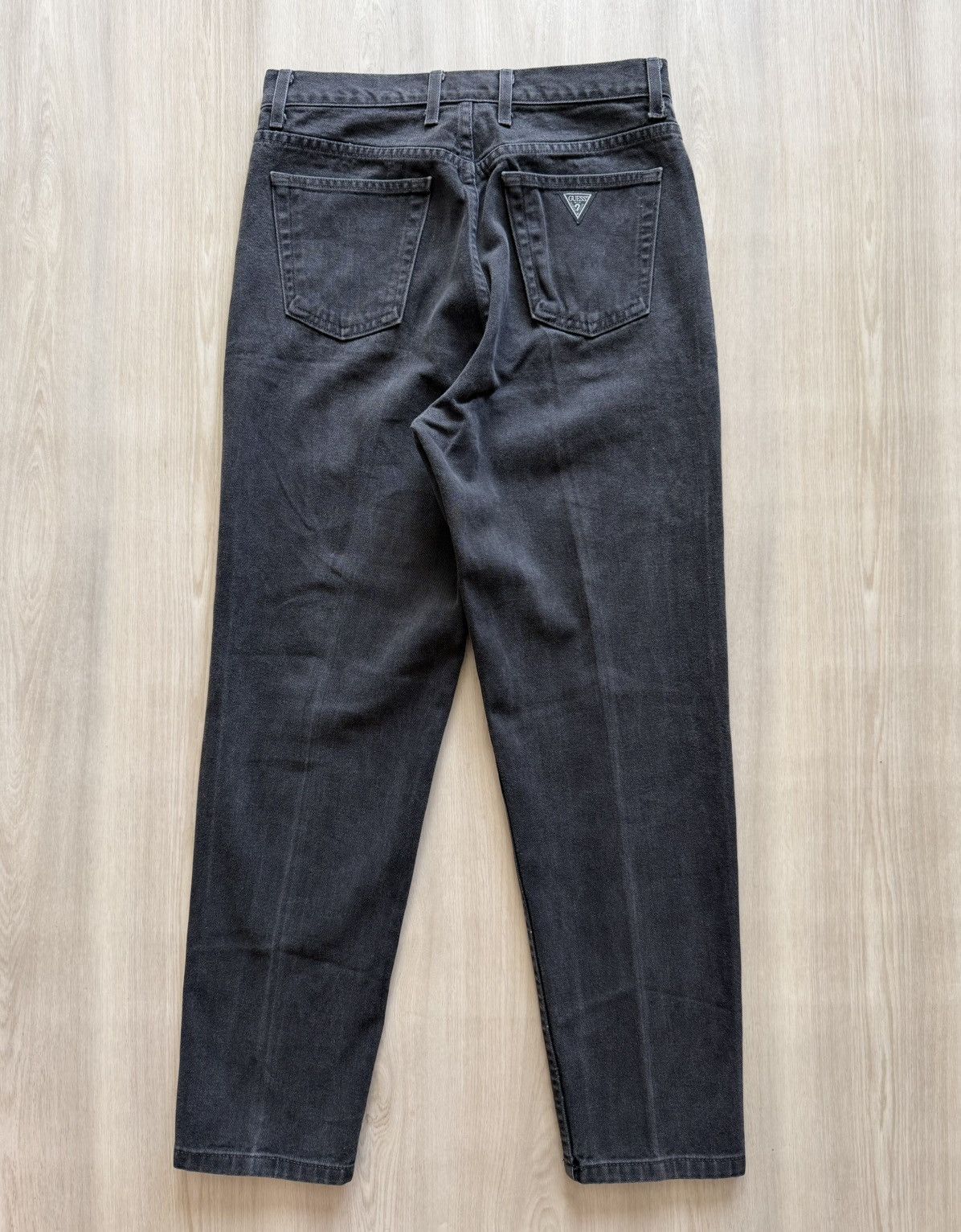 Guess Vtg 90s Guess High Rise Tapered Leg USA Sz 31 *fits Sz 30 Size 30" / US 8 / IT 44 - 1 Thumbnail