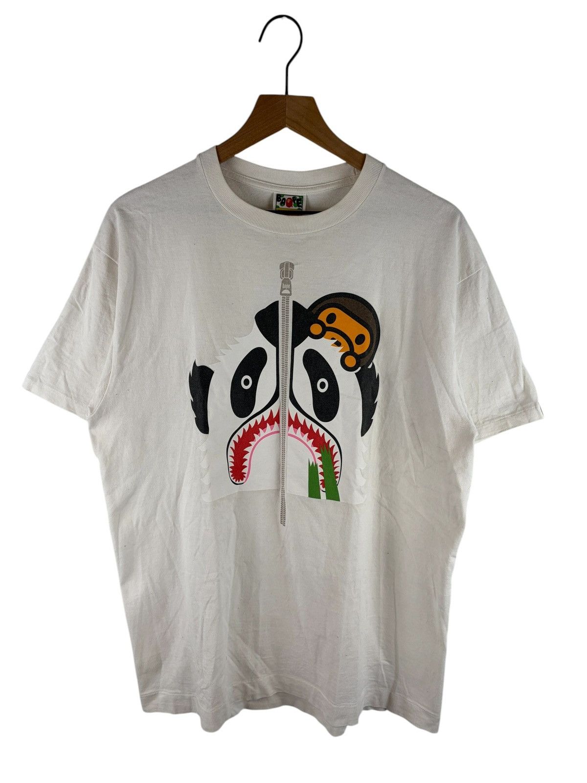 Bape 2008 Bape Shark Print T-Shirt Size US L / EU 52-54 / 3 - 1 Thumbnail