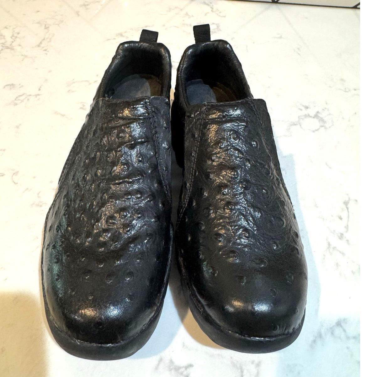 Roper Roper Performance slip-on faux ostrich print leather shoe Size US 7 / IT 37 - 5 Thumbnail