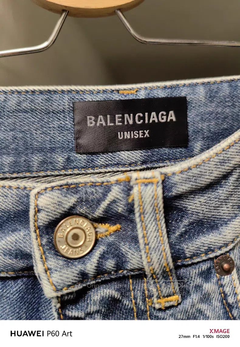 Balenciaga Balenciaga size S Distressed Denim Shorts Size US 27 - 2 Thumbnail