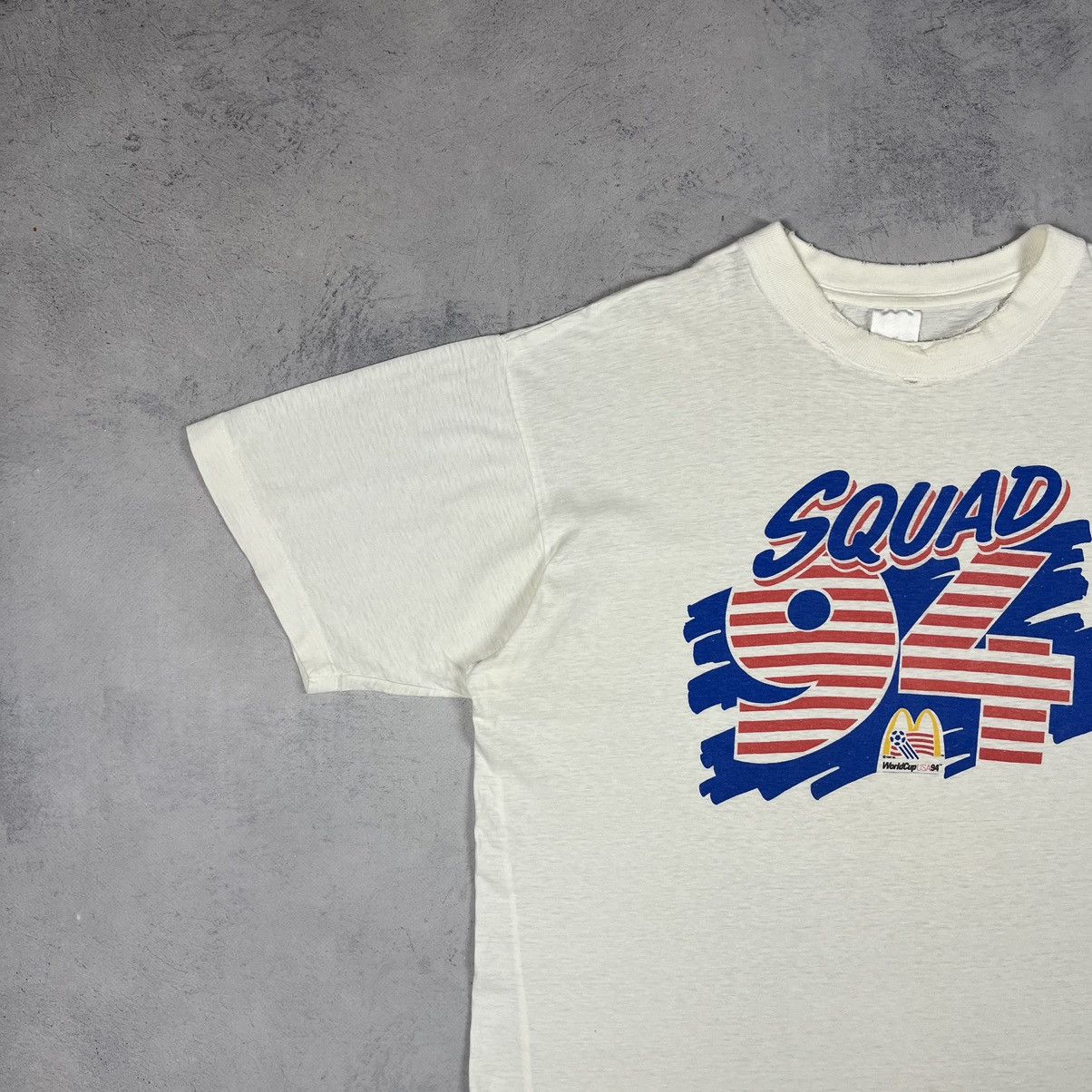 Vintage Vintage Fifa World Cup Squad 94 McDonalds tee 1992 Size US XL / EU 56 / 4 - 7 Thumbnail
