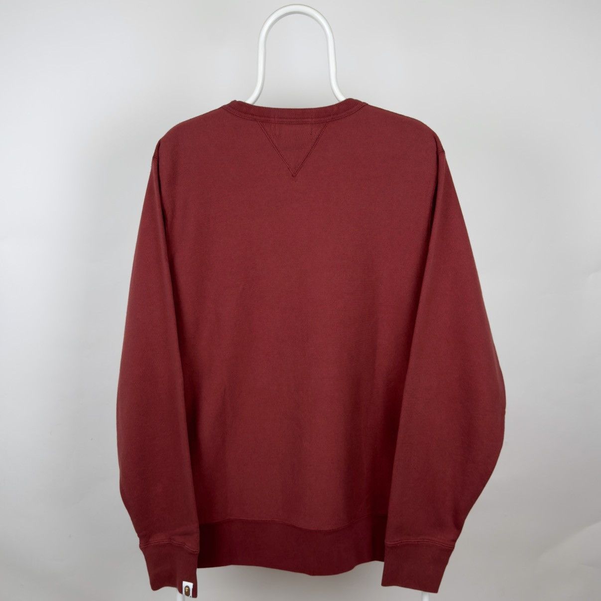 Bape Bape Bapesta Crewneck Burgundy 2022 Size US L / EU 52-54 / 3 - 5 Thumbnail