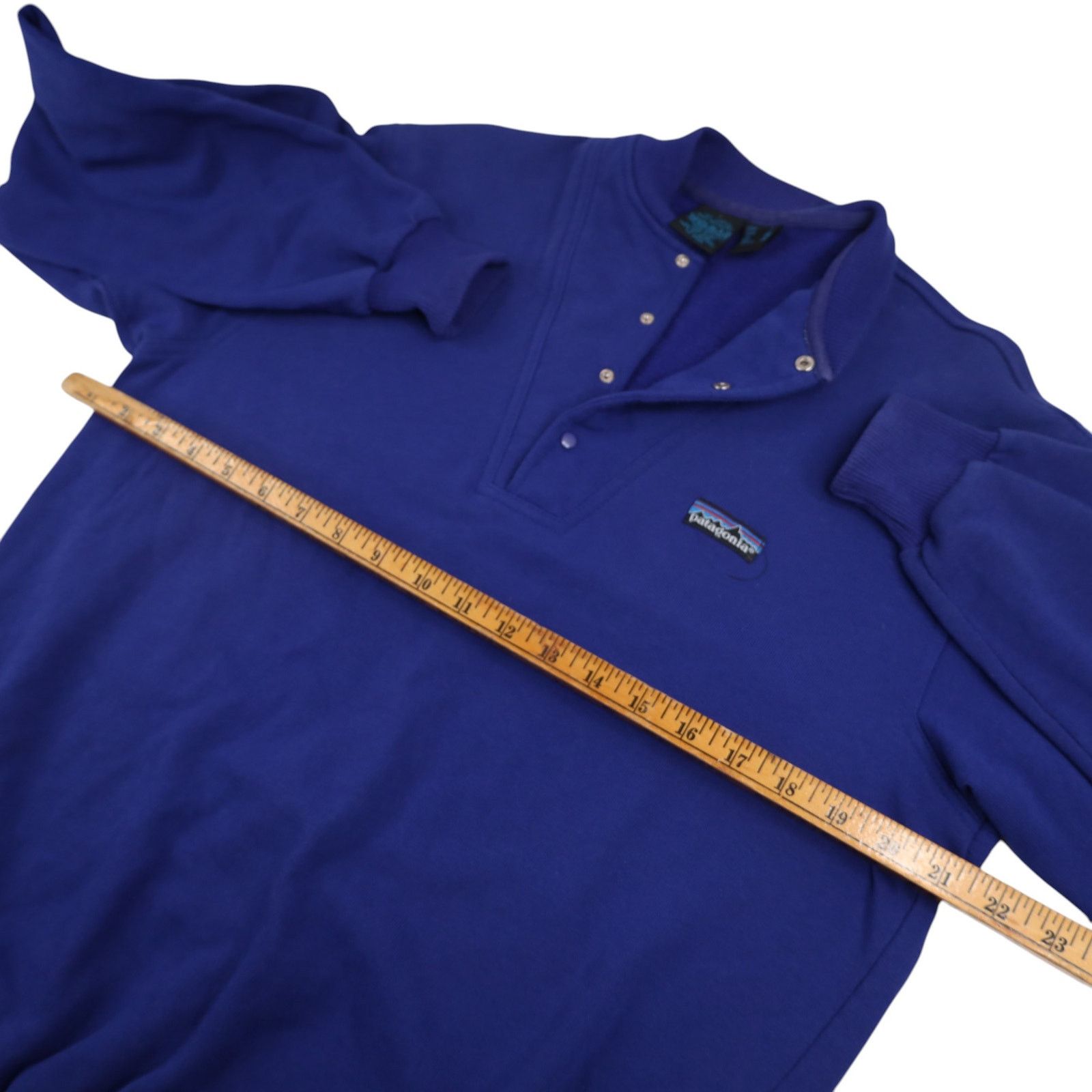 Patagonia × Vintage Vintage Original Patagonia Snap T Sweatshirt Size US L / EU 52-54 / 3 - 8 Thumbnail