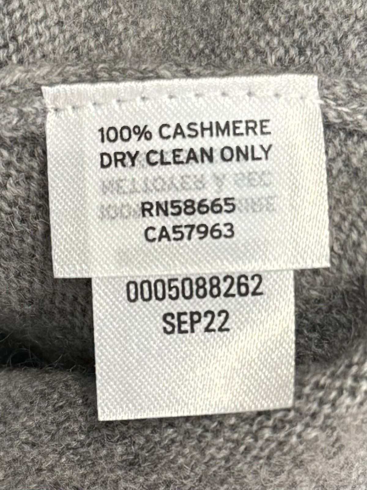 Nordstrom NORDSTROM 100% Cashmere Crewneck Grey Sweater NWT XL Size US XL / EU 56 / 4 - 6 Thumbnail