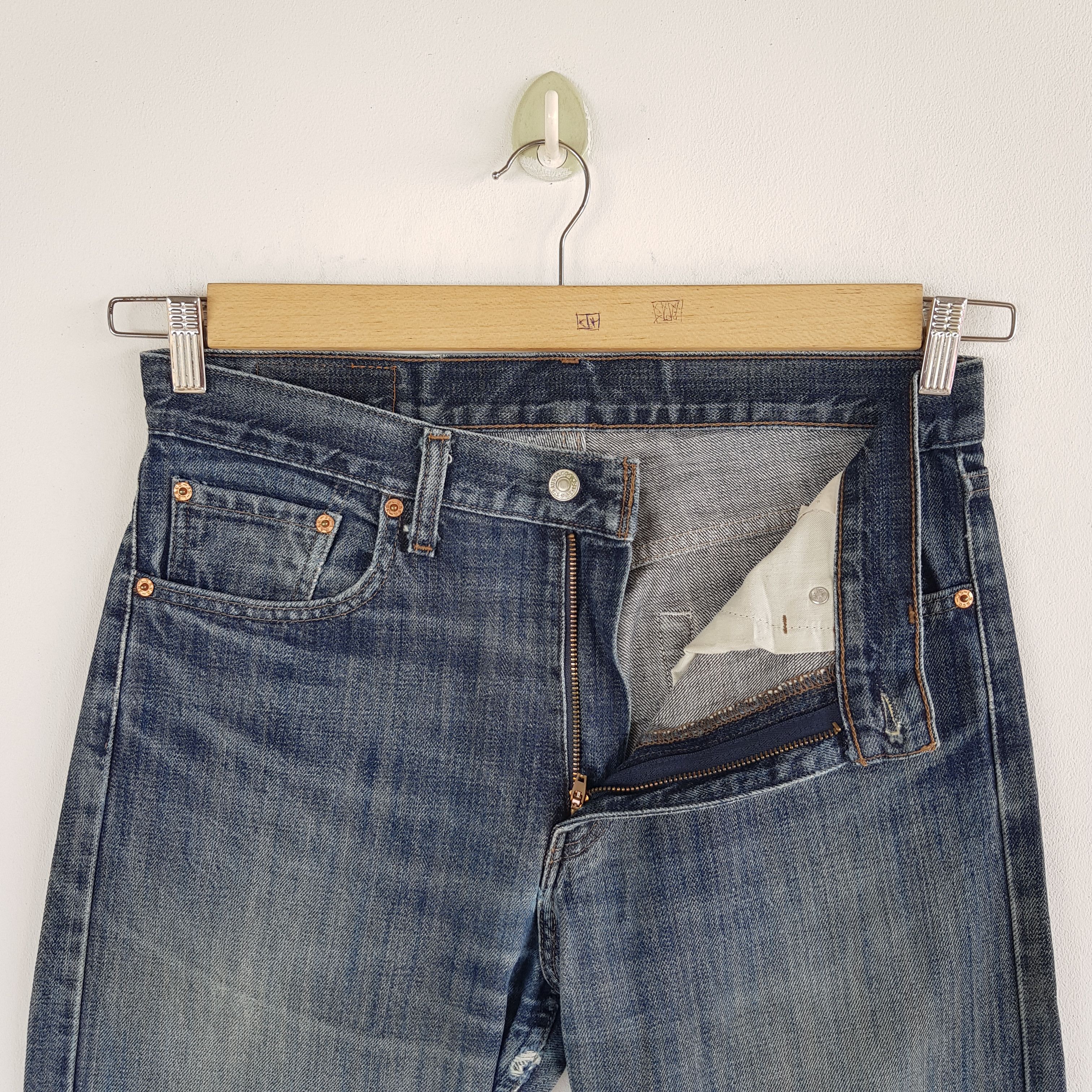Levi's Vintage Y2K Levis Distressed Jeans Levi's 532 Faded Denim Size US 32 / EU 48 - 6 Thumbnail