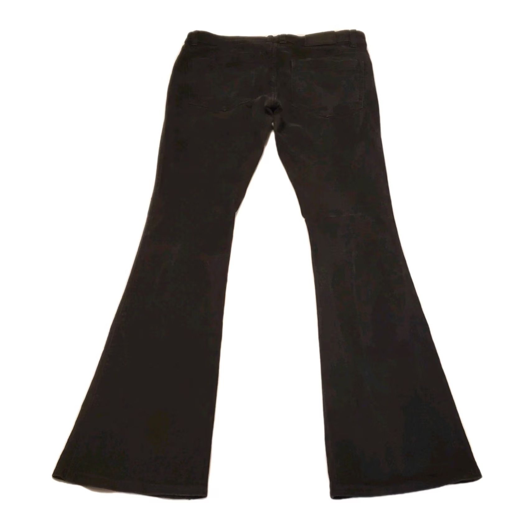 Vintage Trash And Vaudeville Womens XL Flare Jeans Black 34"×32" Grunge Punk Y2K 90s Jeans Womens 90s Grunge Punk XS? Size 40" / US 18 - 3 Thumbnail