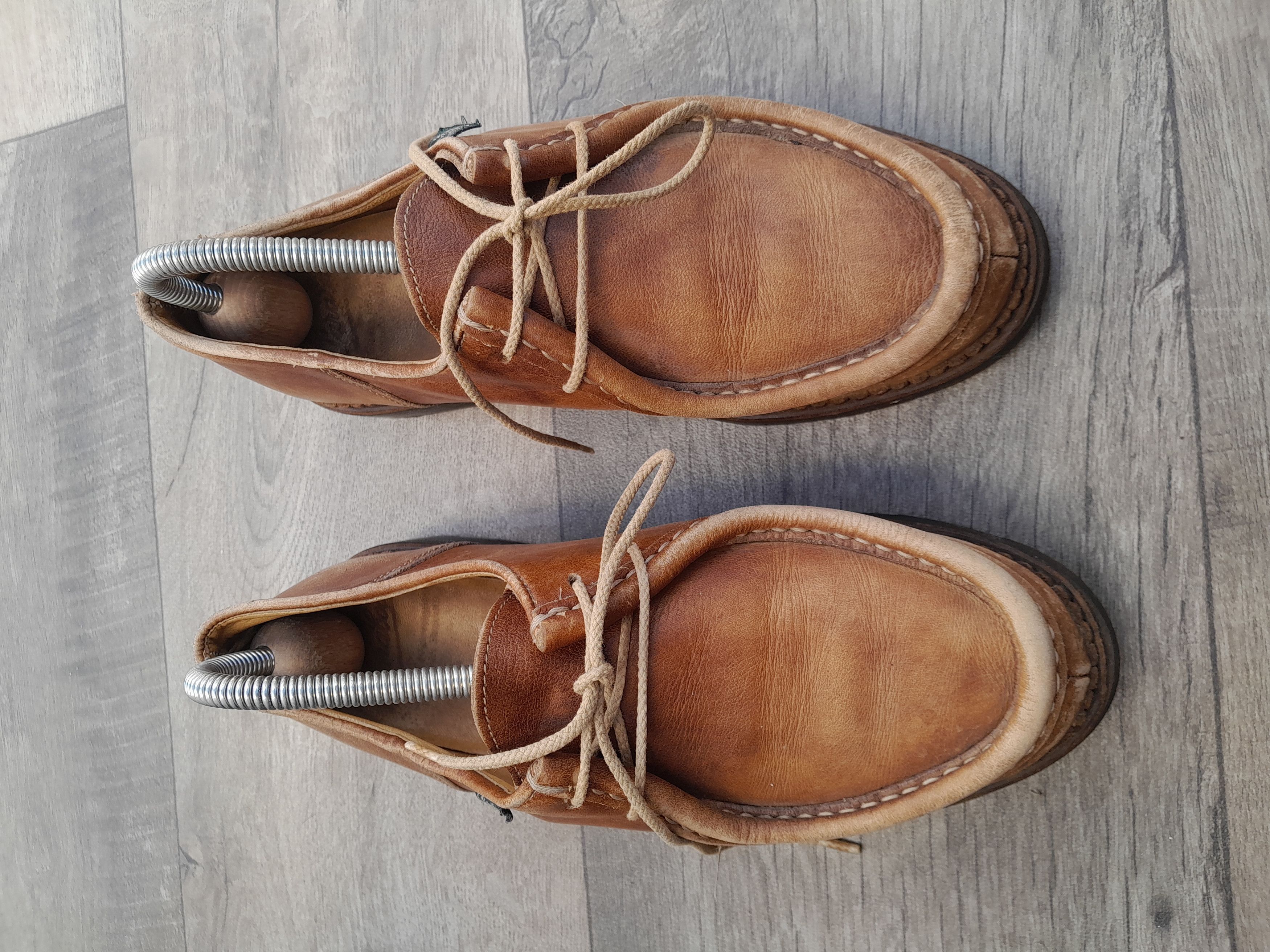 Paraboot Michael Derby shoes in brown leather. Size US 5 / EU 37 - 1 Thumbnail
