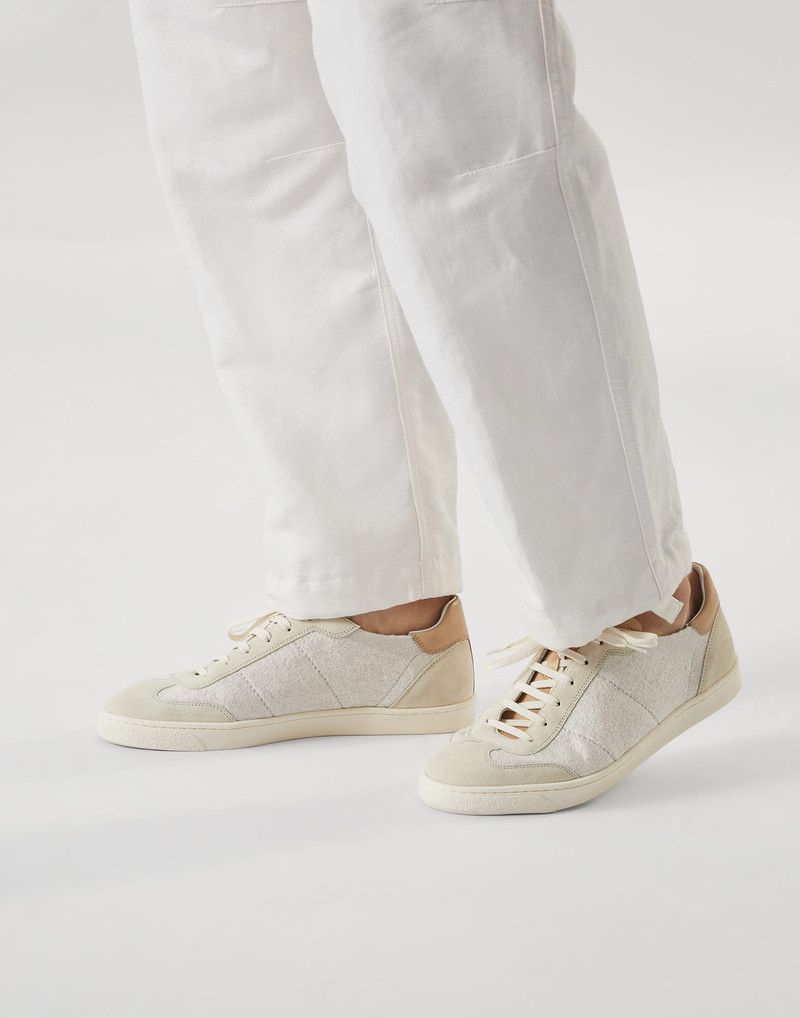 Brunello Cucinelli o1la1rc1a0326 Washed Suede Sneakers in Multicolor Size US 9 / EU 42 - 2 Thumbnail