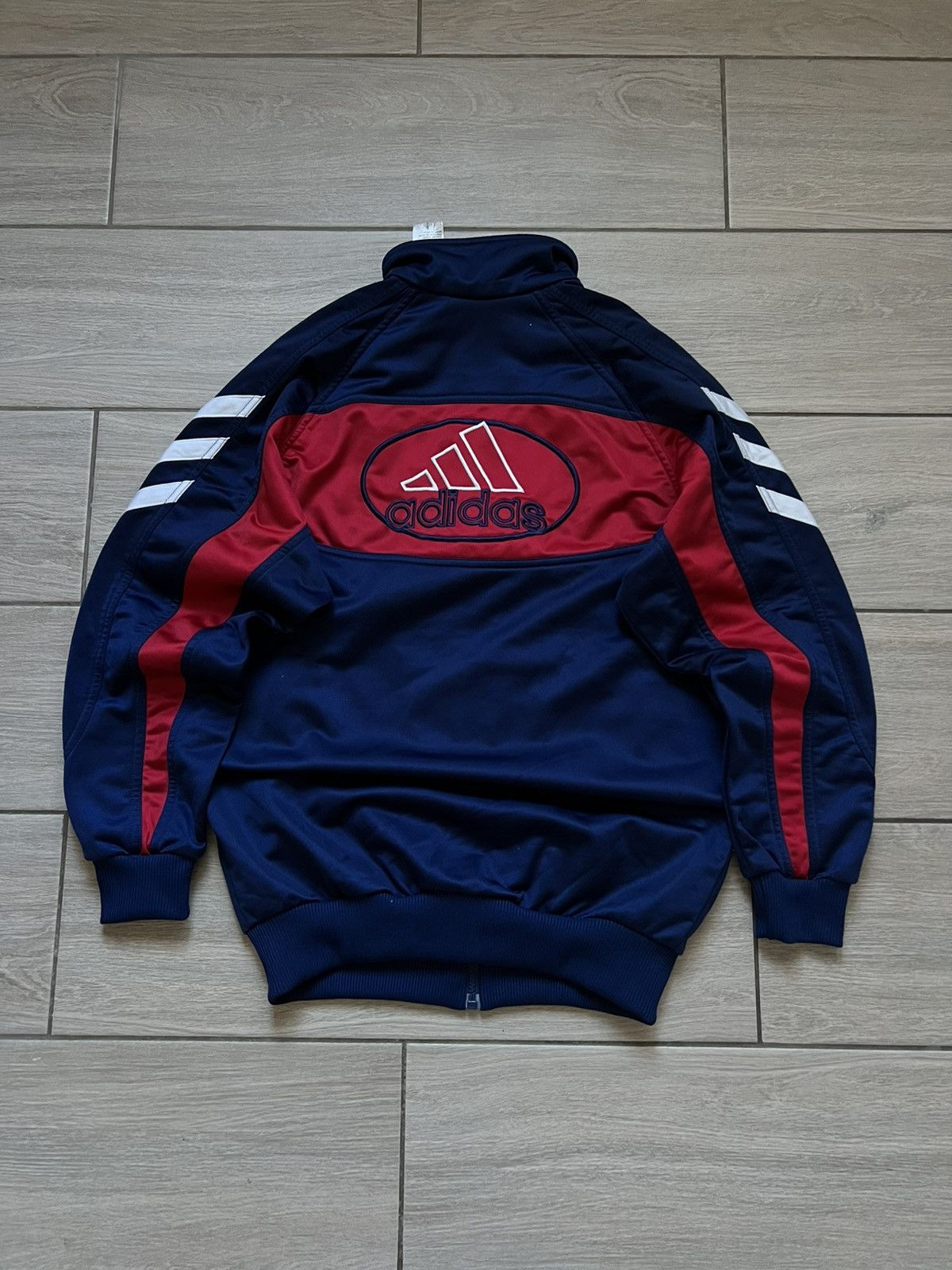 Adidas Vintage 90s Adidas Zip Up Olympics Jacket Logo Size US S / EU 44-46 / 1 - 9 Thumbnail