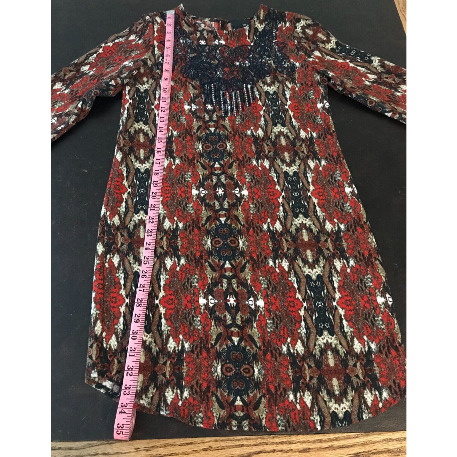 Anthropologie Anthropologie Greylin Multi-Color Embroidered Shift Dress Size XS / US 0-2 / IT 36-38 - 8 Thumbnail