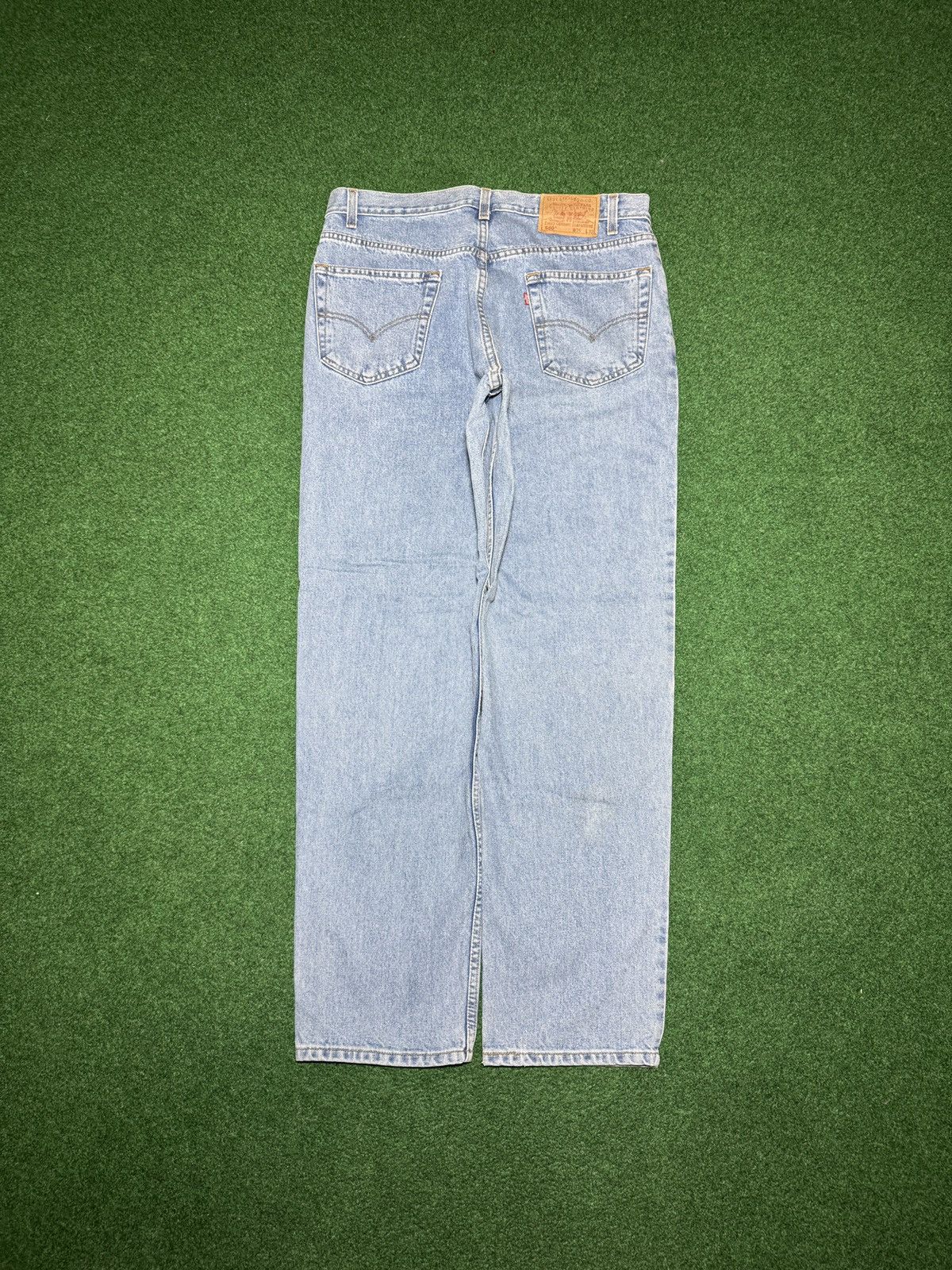 Levi's Vintage Clothing Vintage Levi’s 550 Relaxed Wide Leg Light Wash Grunge Jeans Size US 36 / EU 52 - 1 Thumbnail