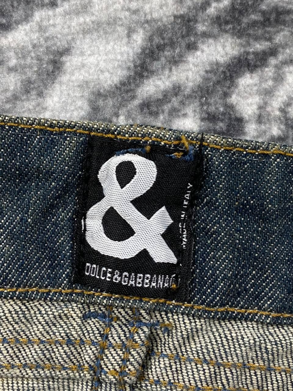 Dolce & Gabbana Vintage Dolce & Gabbana Big Logo Flared Jeans Denim Size 27" / US 4 / IT 40 - 14 Thumbnail