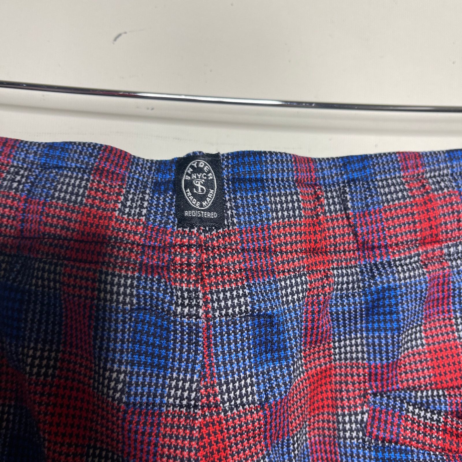 Todd Snyder Todd Snyder blue red plaid ankle zip cropped pants sz XL Size US 36 / EU 52 - 4 Thumbnail