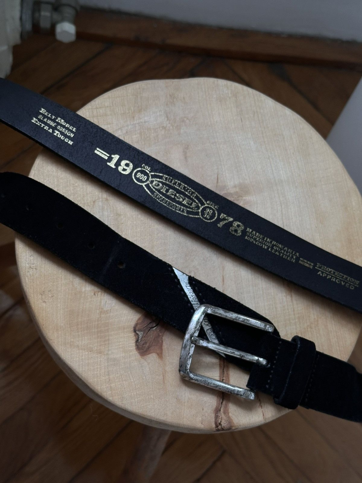 Diesel Diesel 90’ vintage belt, made in romania, cow leather Size 36 - 1 Thumbnail