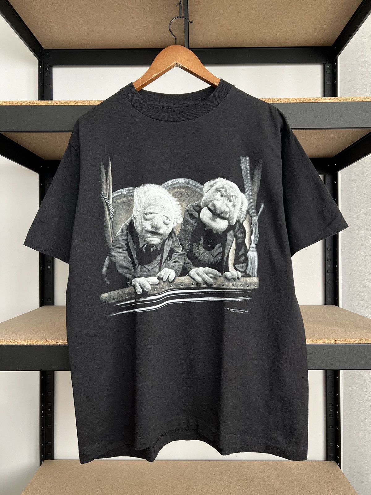 Cartoon Network Vintage 90s Statler Waldorf Sesame Street Muppets T-shirt Size US XL / EU 56 / 4 - 1 Thumbnail