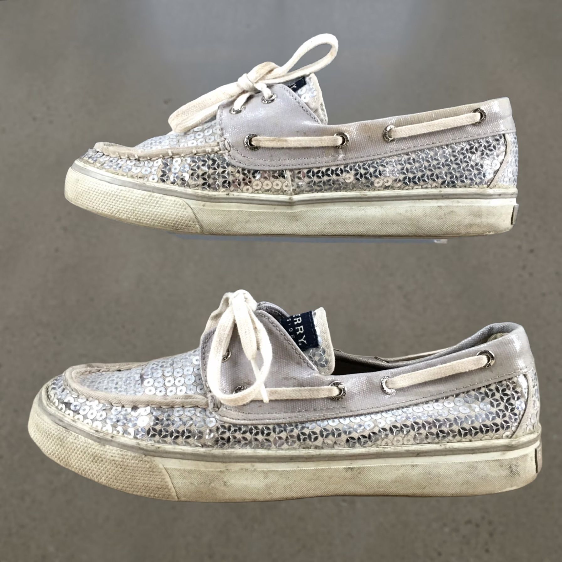 Sperry Sperry Top Sider Boat Shoes Womens 7 M Gray Leather Casual Shoes Size M / US 6-8 / IT 42-44 - 1 Thumbnail