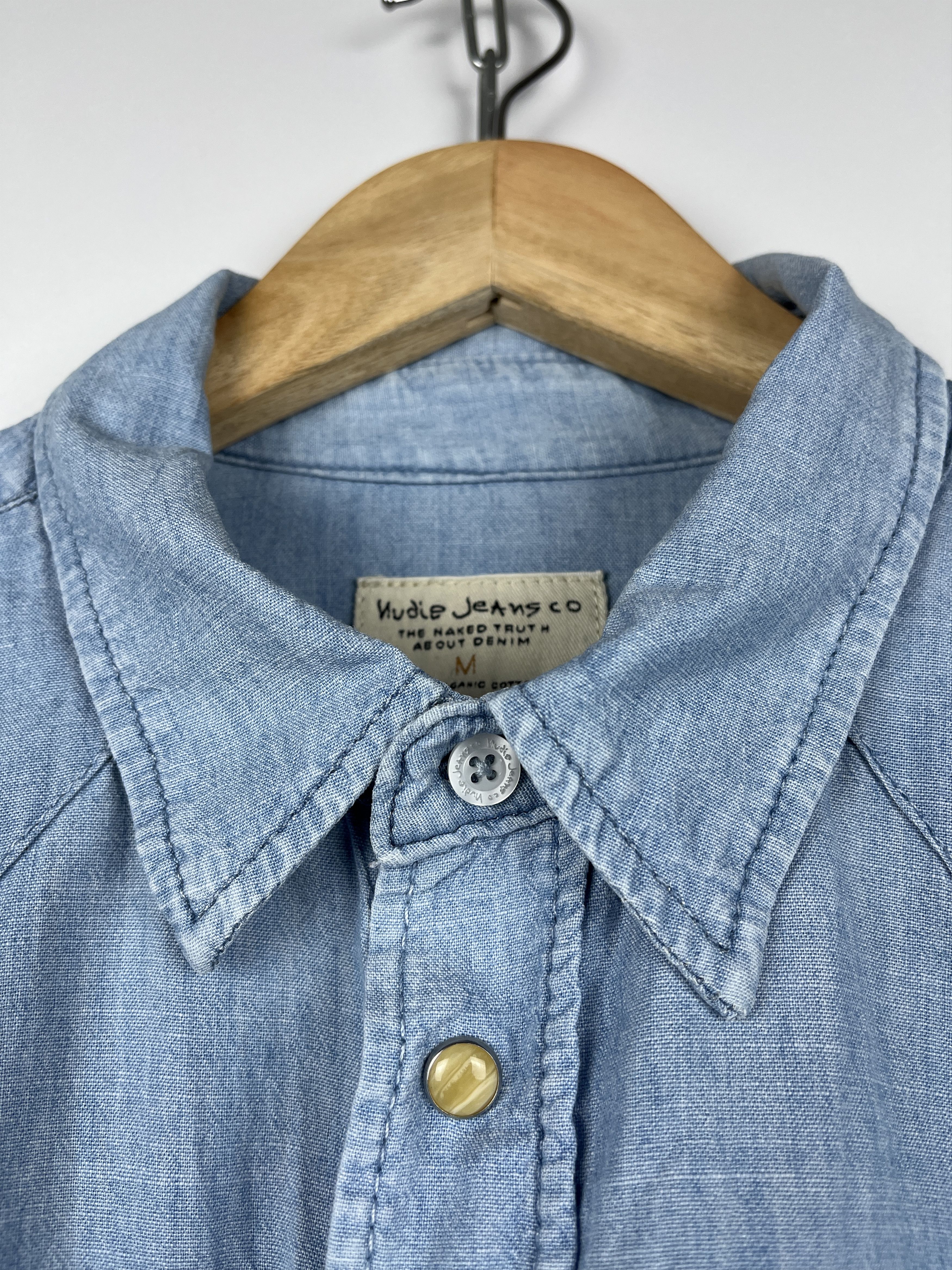 Nudie Jeans Nudie Jeans Jonis Denim Shirt Pearl Snap Button Size US M / EU 48-50 / 2 - 6 Thumbnail