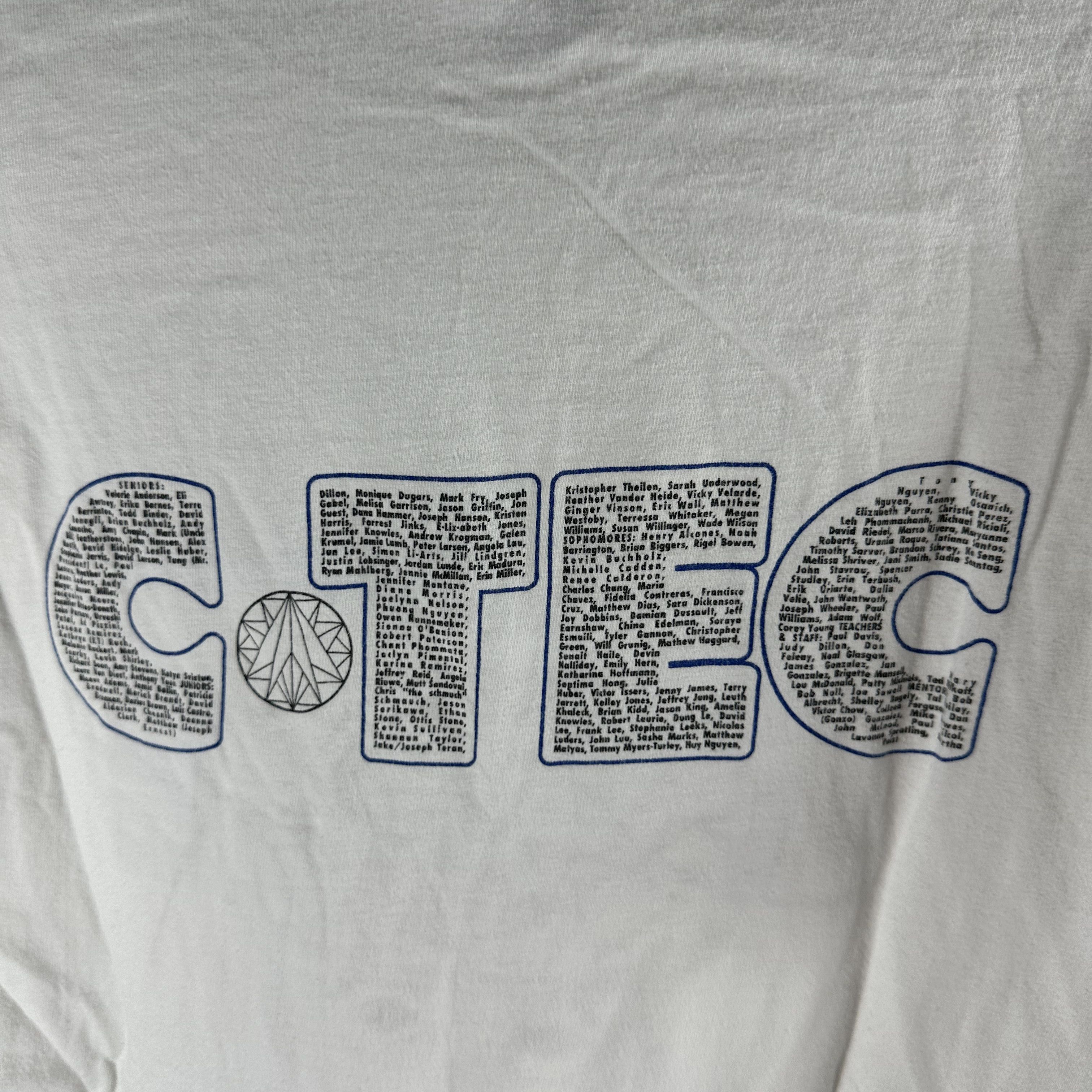 Vintage Vintage 90s C-TEC Brain Technology Artwork T-Shirt Size US L / EU 52-54 / 3 - 4 Thumbnail