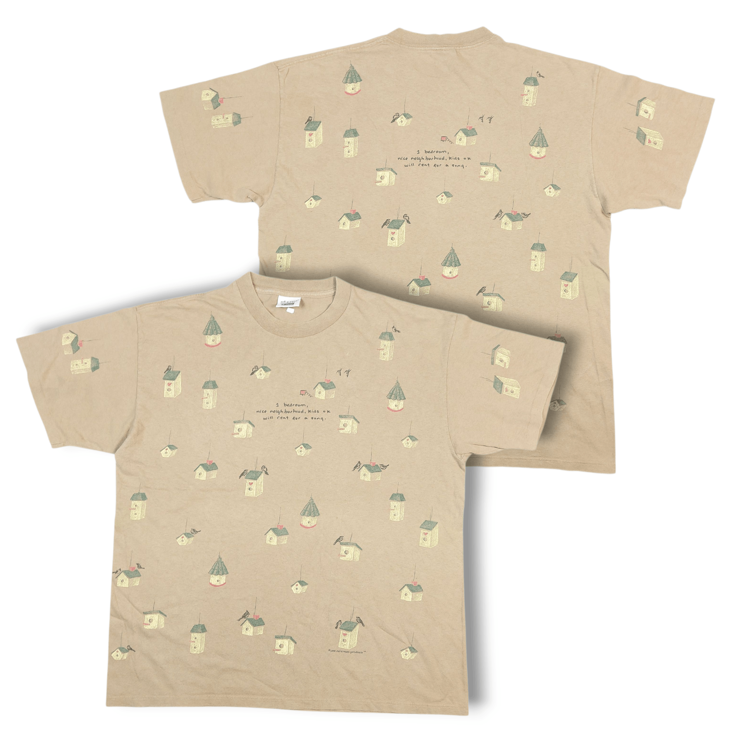 Other Vintage 90s Bird Houses 1996 AOP Rel E Vant Products USA TEE Size US XL / EU 56 / 4 - 1 Thumbnail
