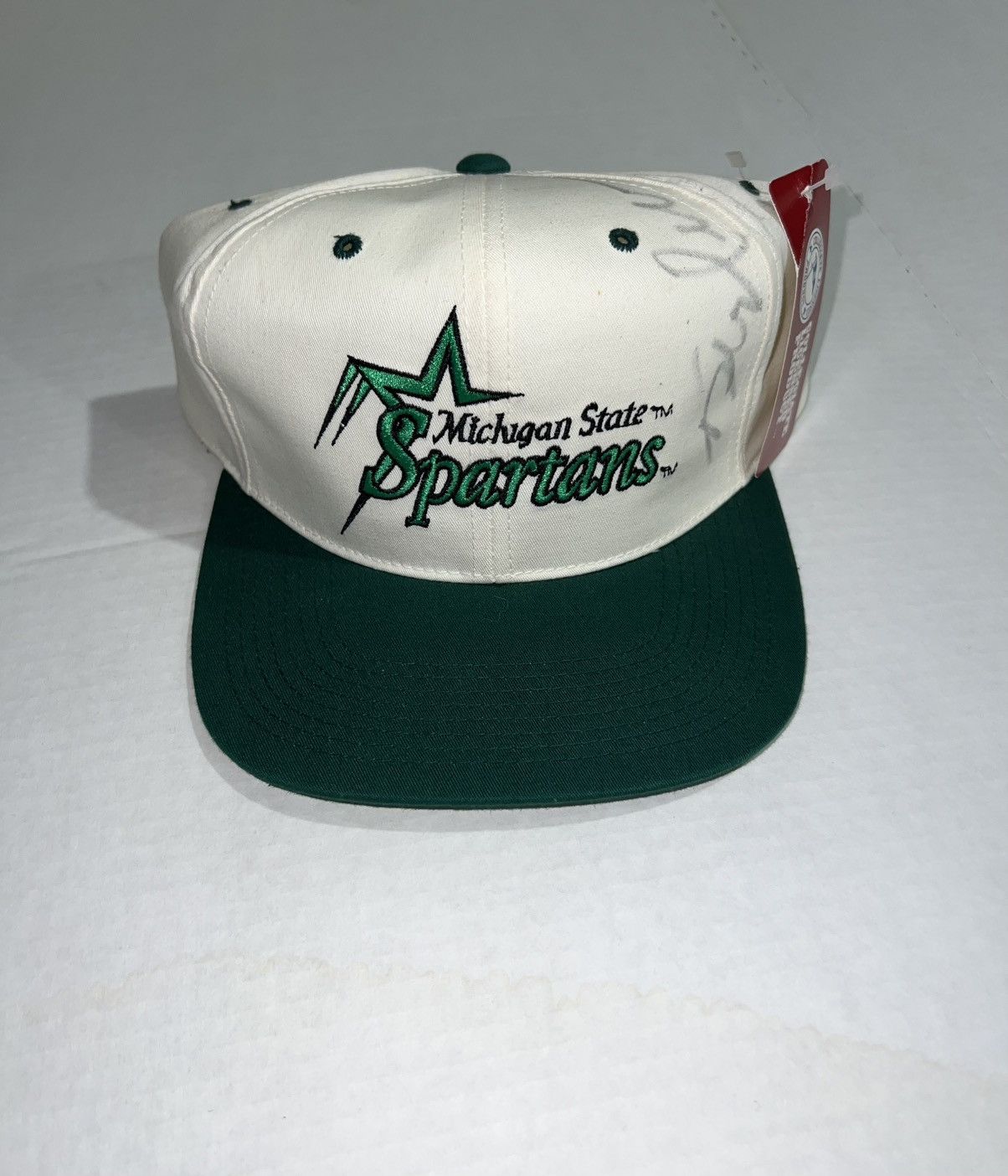 Vintage New Vintage Michigan State Spartans Hat Script Autographed Size ONE SIZE - 1 Thumbnail