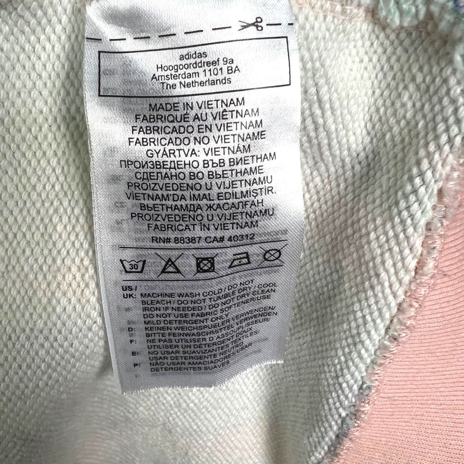 Adidas Adidas Originals FBLA RYV Marbled Paint Pastel AOP Hoodie Size US S / EU 44-46 / 1 - 6 Thumbnail