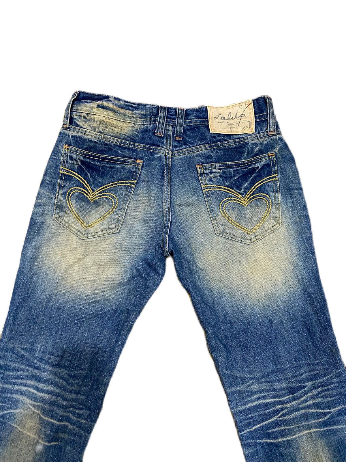 Hiroshi Fujiwara × Japanese Brand × Junya Watanabe YOSHITOMO NARA LOLITA JEANS, DISTRESS DESIGN STRAIGHT STYLE Size US 34 / EU 50 - 3 Thumbnail