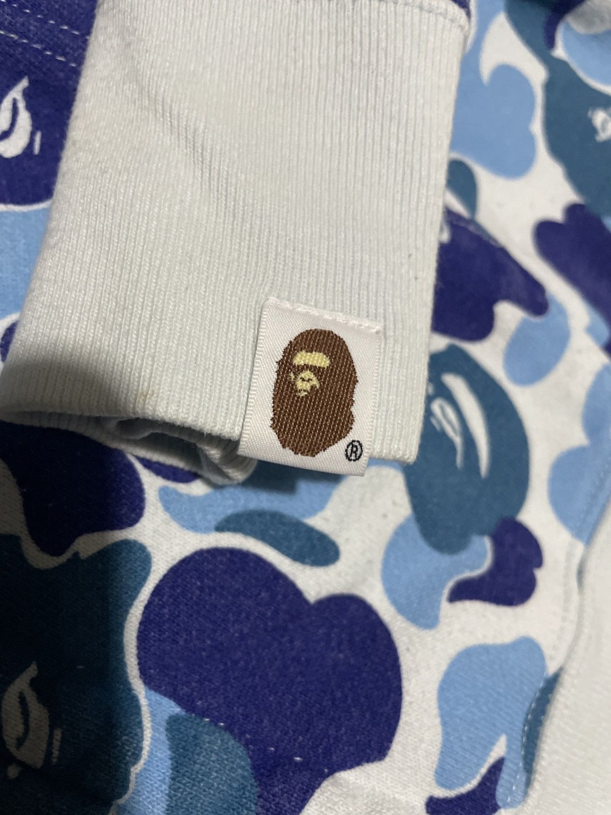 Bape Bape ABC blue camo double shark hoodie S Size US S / EU 44-46 / 1 - 5 Thumbnail