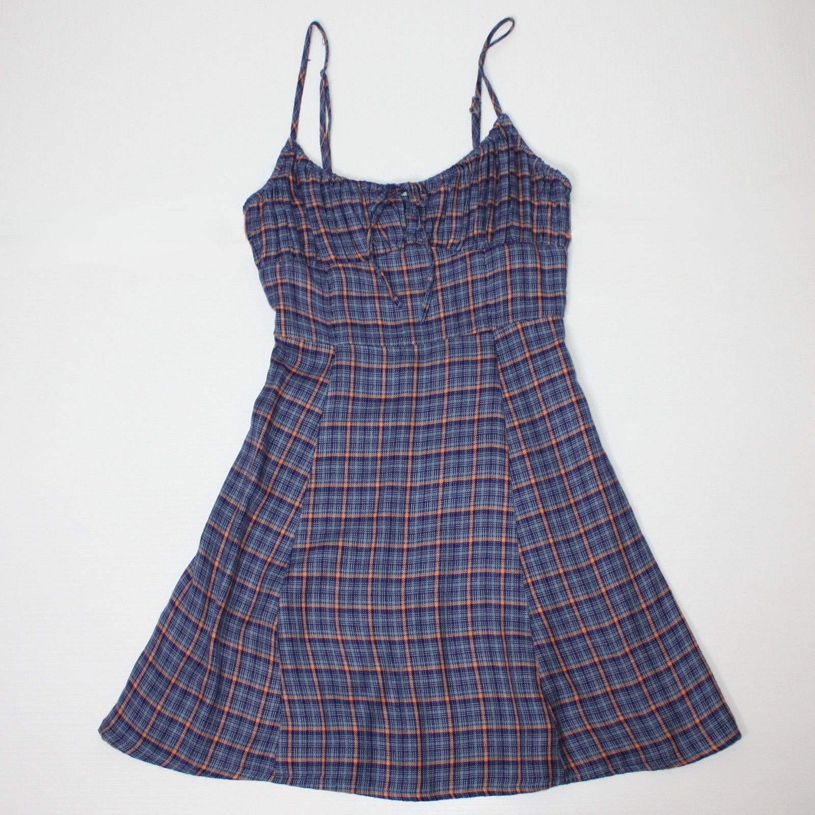 Urban Outfitters BDG Kamaryn Tie Front Plaid Minidress Dress in size XS Size XS / US 0-2 / IT 36-38 - 9 Thumbnail