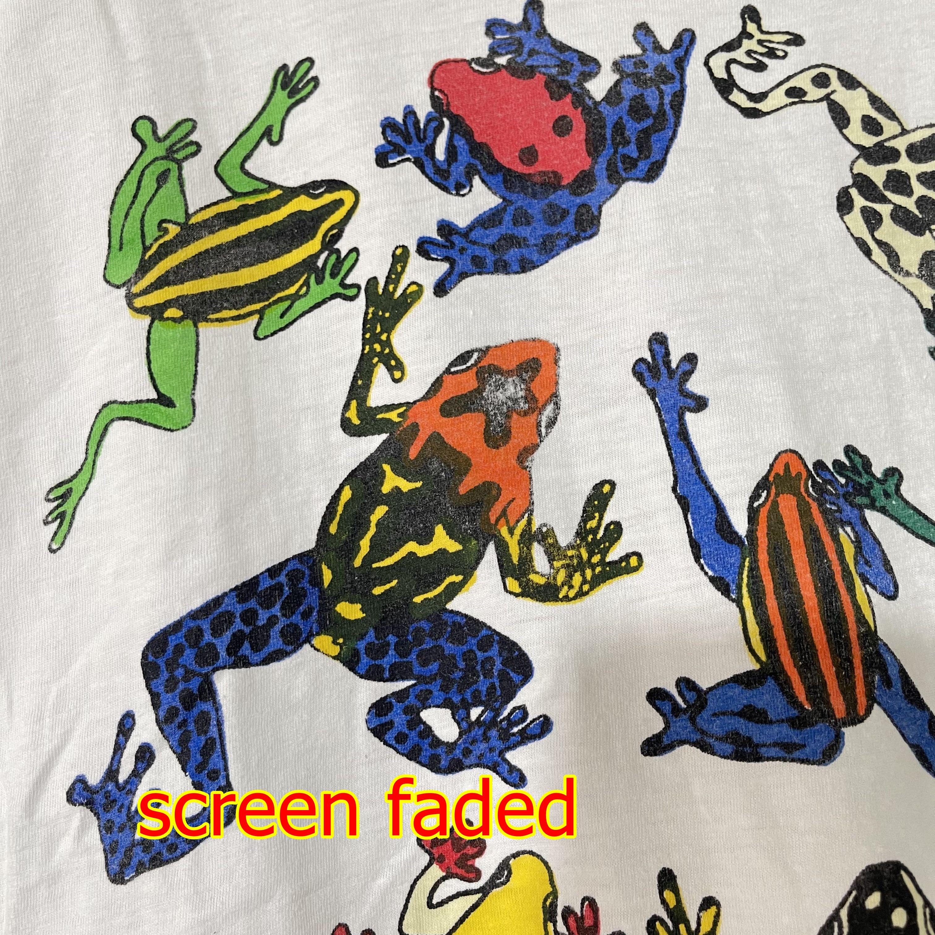 Vintage Vintage 90s Frog Amazon T-Shirt Size L / US 10 / IT 46 - 3 Thumbnail