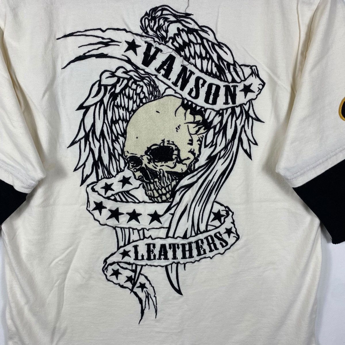 Vanson Leathers VANSON LEATHERS Championship Motorcycles Embroidery Tee Size US M / EU 48-50 / 2 - 2 Thumbnail