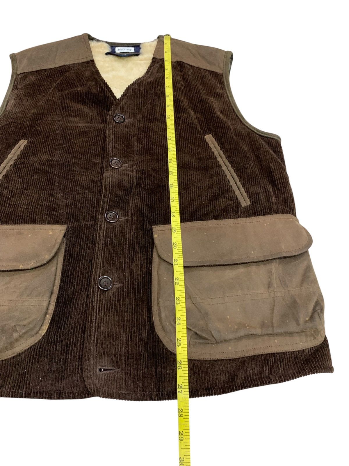 Leather × Vintage Vintage 90's La Regola Leather Vests Made In Italy Size US L / EU 52-54 / 3 - 12 Thumbnail