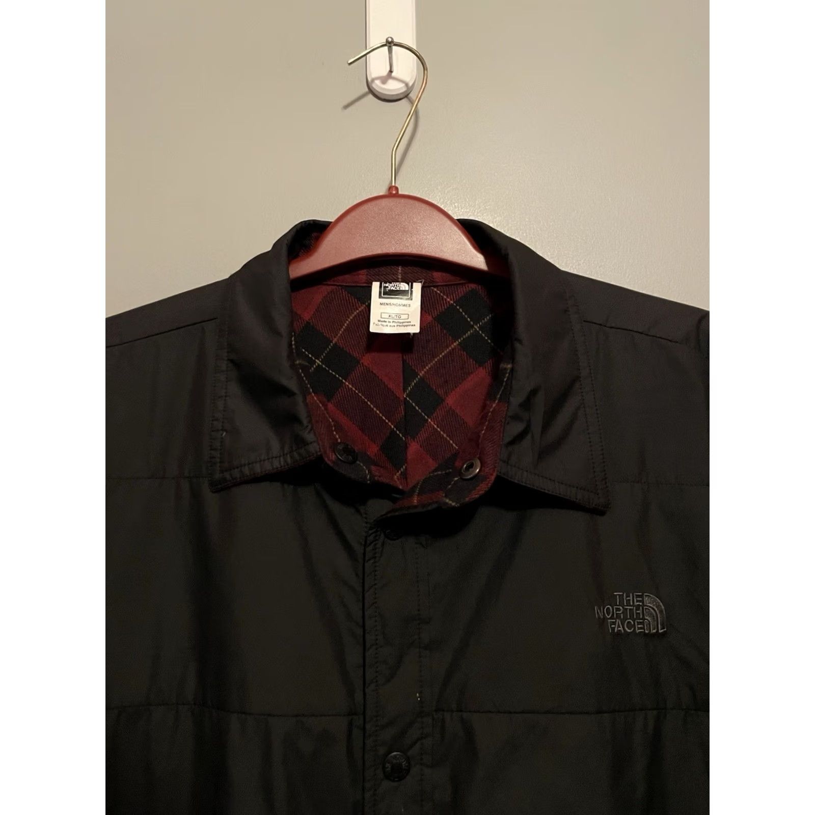 The North Face The North Face Black Windbreaker Button Up Jacket Plaid Lined Mens XL Softshell Size US XL / EU 56 / 4 - 2 Thumbnail