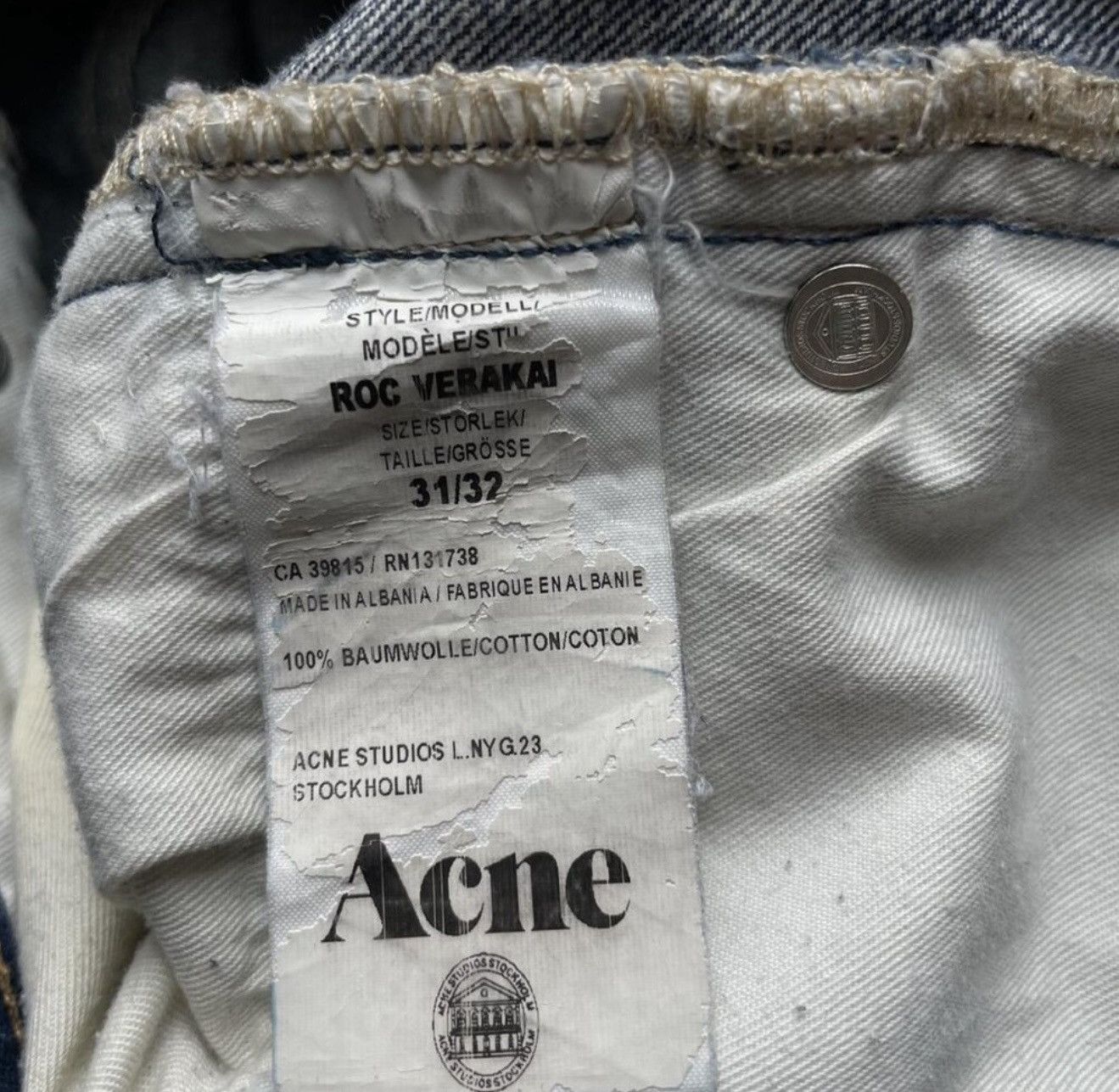 Acne Studios Vintage Acne Studios Slim Jeans Size US 31 - 4 Thumbnail