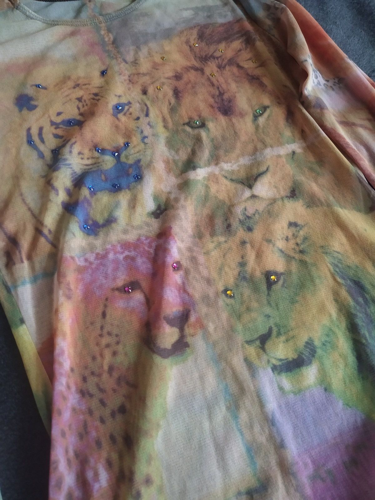Japanese Brand Tattoo long sleeve lion print Size S / US 4 / IT 40 - 2 Thumbnail
