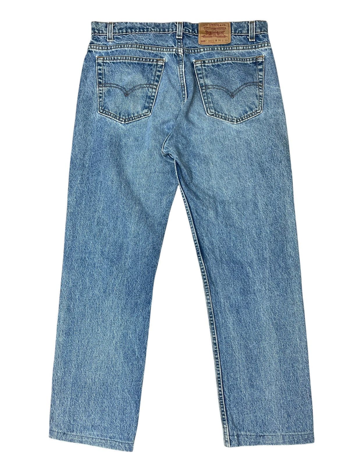 Levi's Vintage Levi’s 505 Jeans Straight Leg Regular Fit Size US 36 / EU 52 - 2 Thumbnail